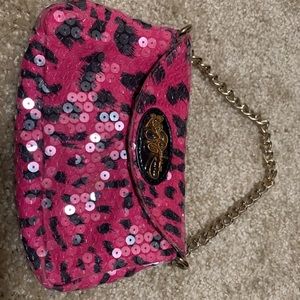 Betsy Johnson clutch - sequins